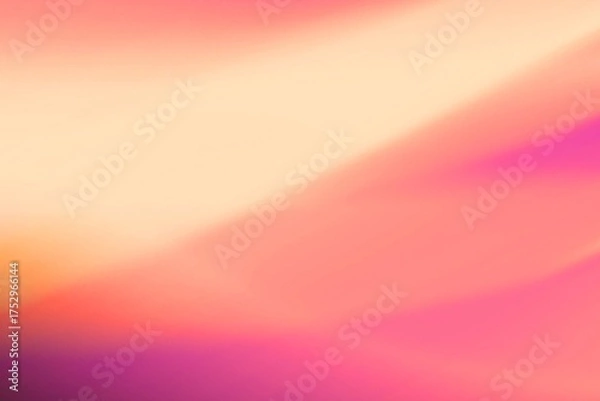 Fototapeta Vibrant abstract gradient blend of soft peach, warm orange, and bright magenta hues evokes feelings of joy and creativity for dynamic backgrounds.