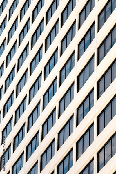 Fototapeta Building with many windows