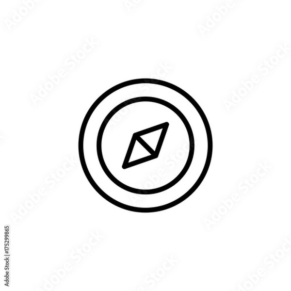 Fototapeta Swimming flat icon