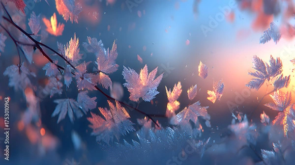 Fototapeta Magnetic Waves Macro