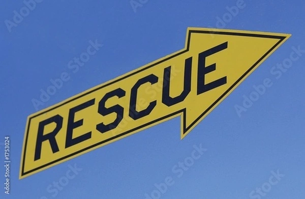 Obraz rescue sign