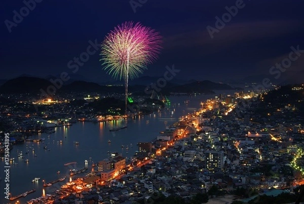 Obraz 尾道住吉花火大会