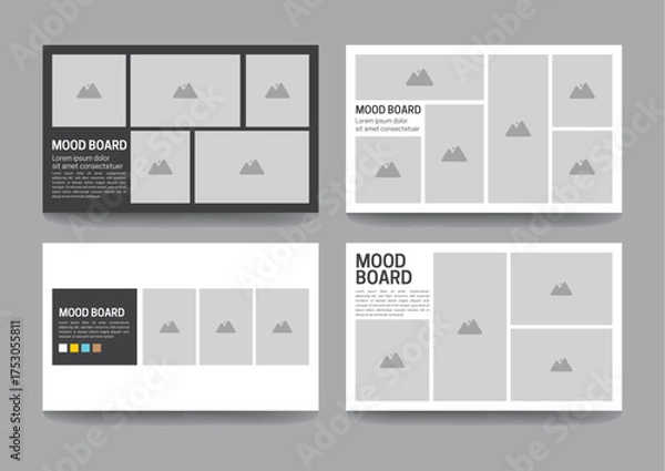 Obraz Mood Board Presentation Template, image board