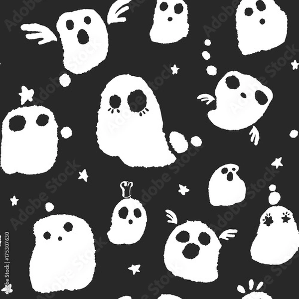 Obraz Halloween Ghosts Pattern