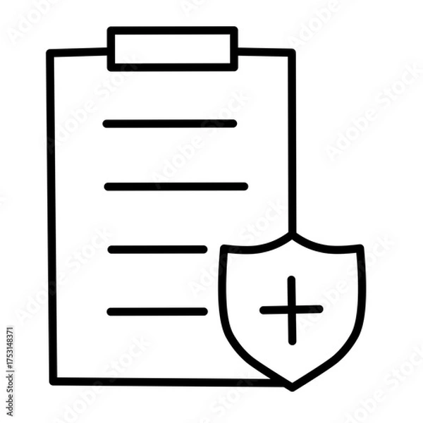 Fototapeta sos emergency vector line