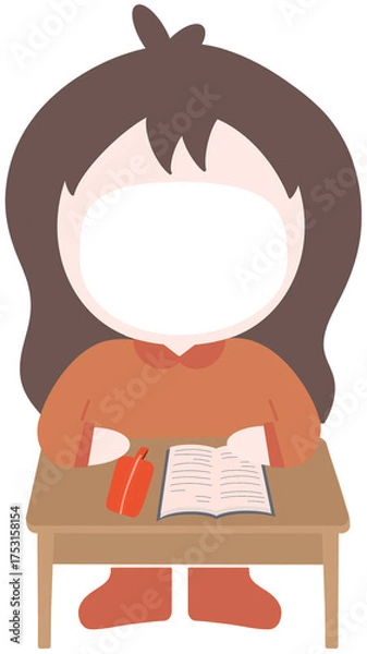 Obraz 사람계절봄가을새학기(얼굴합성) 