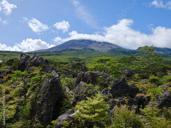 Obraz 鬼押出し 群馬県嬬恋村 浅間山 長野県軽井沢町