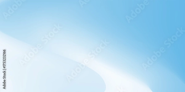 Fototapeta Blue noise gradient background. Navy grainy texture gradation cover. Christmas soft cold transition. Fresh banner template. Horizontal blur cover. Water surface pattern. Vector illustration.