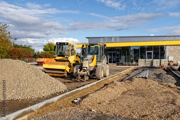 Fototapeta Gebäude Baustelle