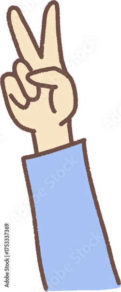 Obraz 손동작 일러스트