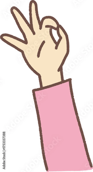 Obraz 손동작 일러스트