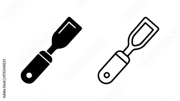 Fototapeta Chisel tools with transparent background