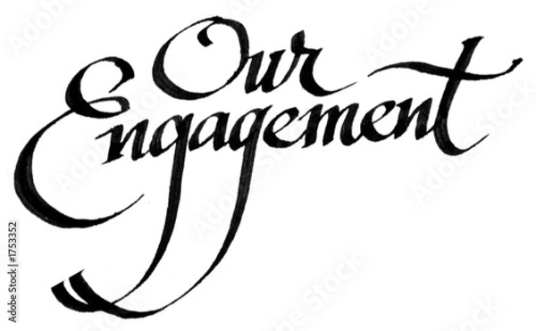 Fototapeta our engagement