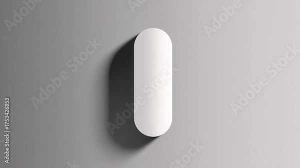 Fototapeta Abstract Minimal Vertical Ellipse Print