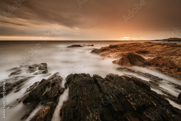 Obraz sunset over the sea