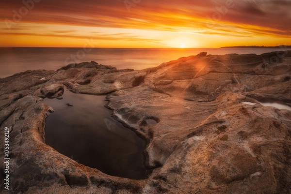 Obraz sunset over the sea