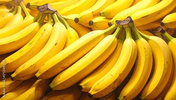 Obraz Ripe bananas close-up