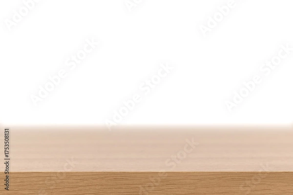 Obraz Empty countertop on a white background. Product display counter.