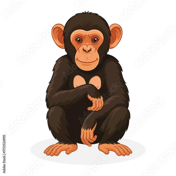 Fototapeta Ape Animals Vector Icons And Graphics Design