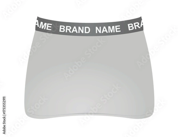 Obraz Brand name mini skirt. vector	