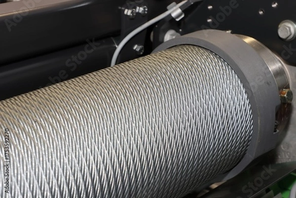 Obraz Stainless rope coil for industry