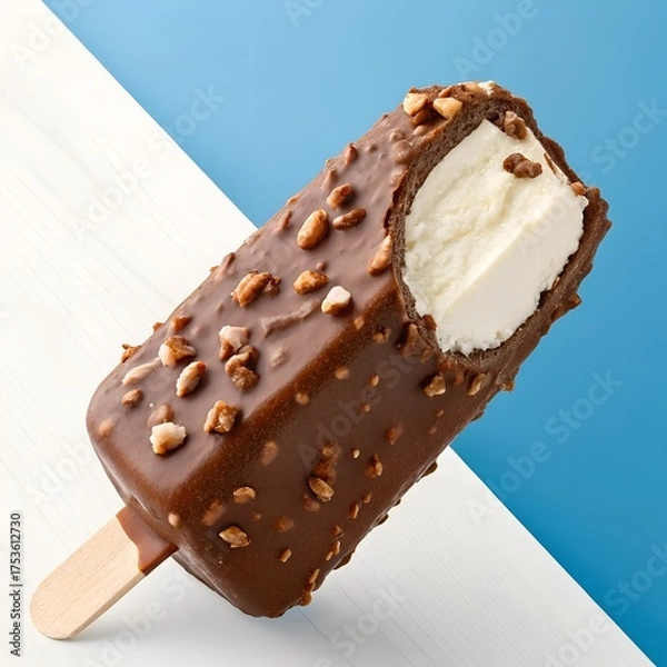 Obraz  Delicious Chocolate Nut Ice Cream Bar Treat