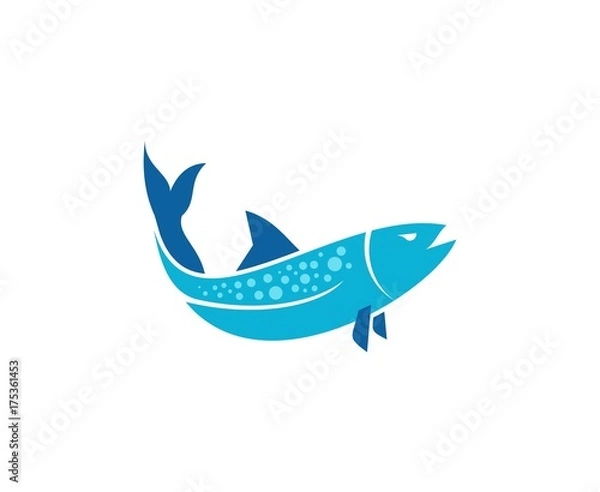 Fototapeta Fish logo