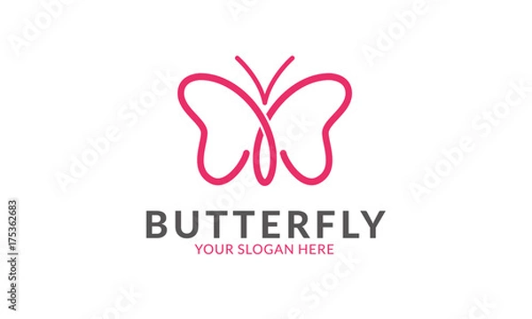 Fototapeta Butterfly Logo