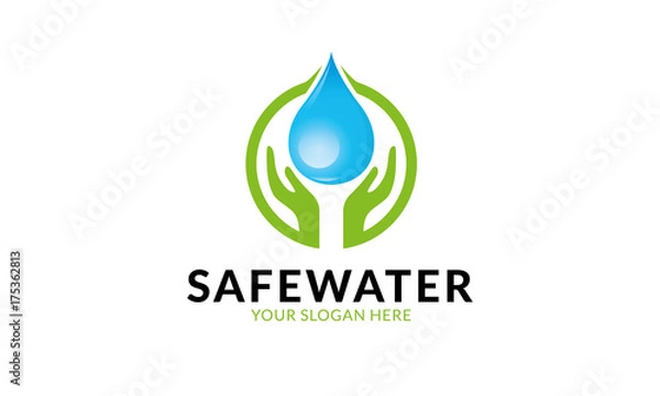 Fototapeta Safe Water Logo
