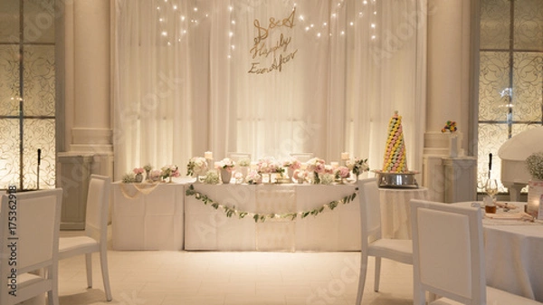 Obraz 披露宴前の結婚式場