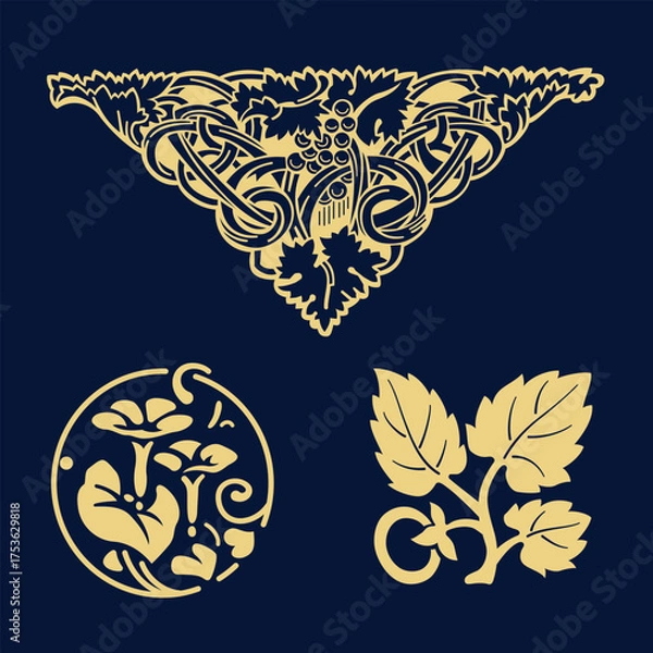 Obraz Decorative elements. 