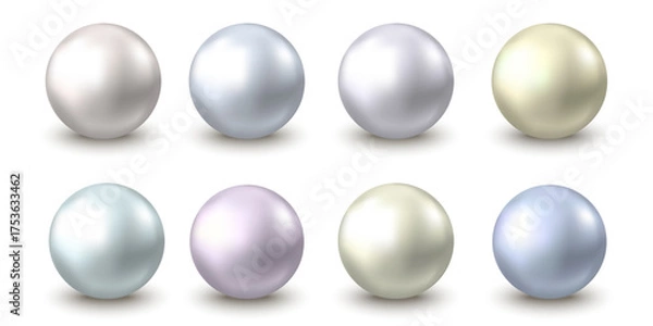 Obraz Chrome, silver or aluminum  3d sphere.