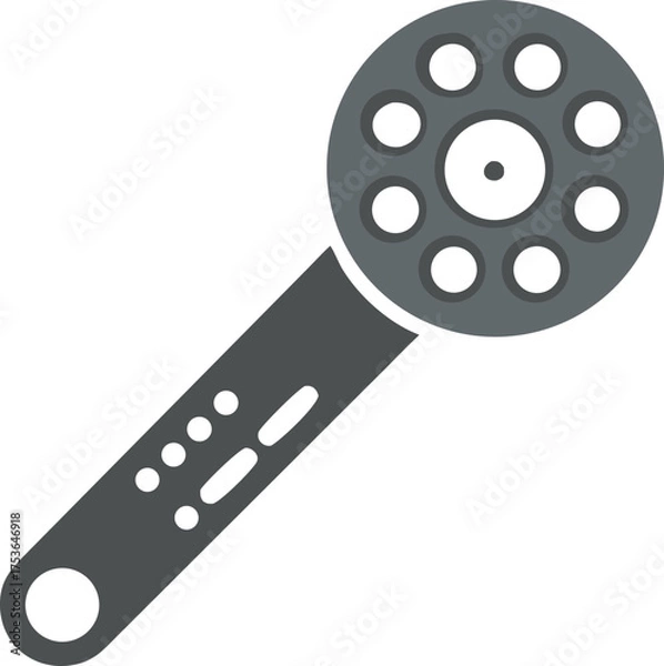 Fototapeta magnifying glass isolated