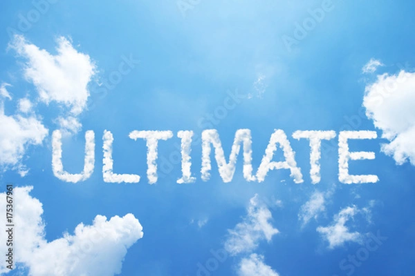 Fototapeta ULTIMATE Cloud word on sky