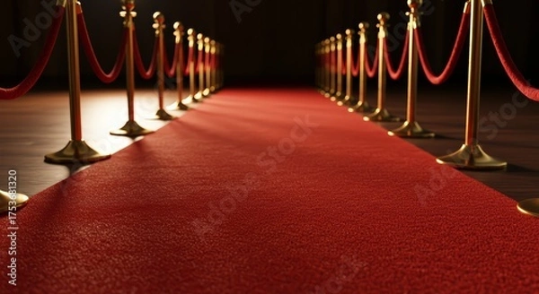 Obraz The red carpet Background, Used for events 