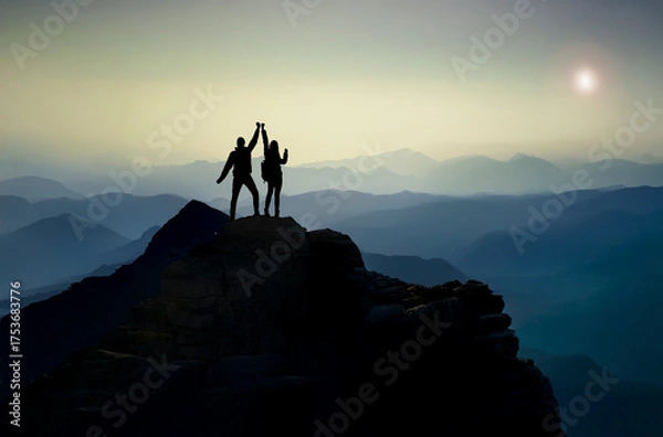 Obraz Real success is a journey where those who take steps together empower each other at every step.