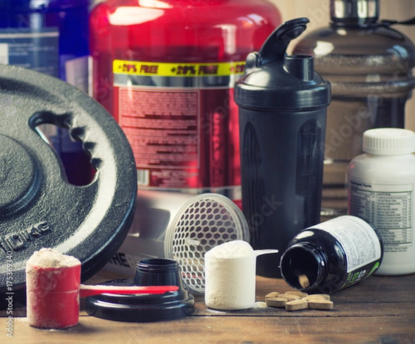 Obraz Suplementy diety dla kulturystów