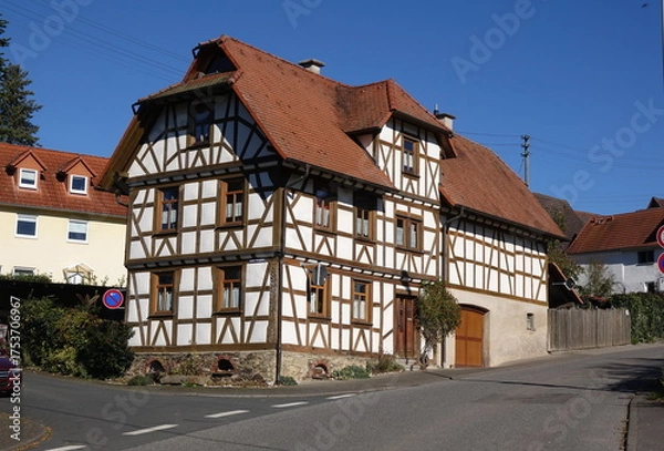 Obraz Fachwerkhaus in Steinfischbach