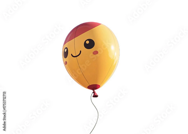 Fototapeta balloon on a isolated transparent background