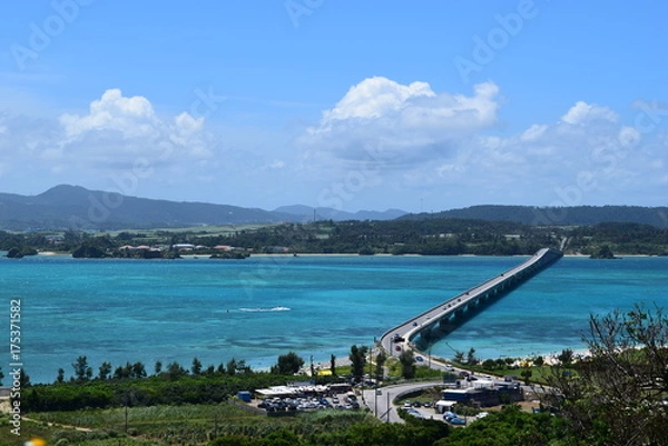 Obraz 海の上の橋