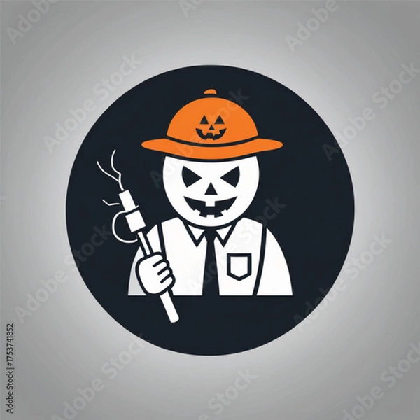 Obraz Halloween Electrician 