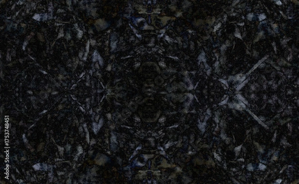 Obraz 抽象的でざらざらとした表面の質感で破片の集合体で出来た不思議な模様でアートのような背景、壁紙、テクスチャ