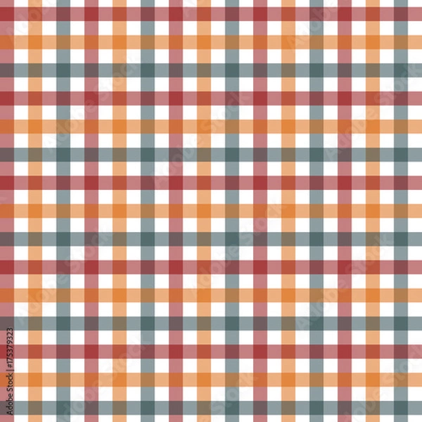 Fototapeta Abstract vector geometric seamless pattern. Vertical stripes. Monochrome background. Wrapping paper. Print for interior design and fabric. Kids background.