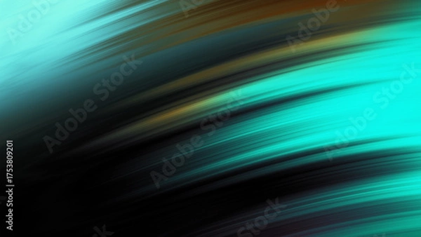 Fototapeta abstract blue green background with lines