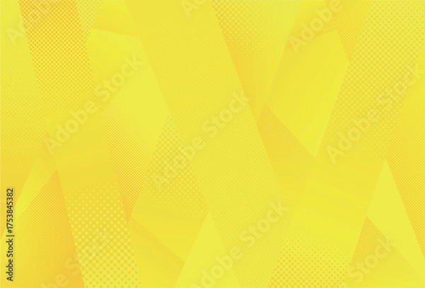 Fototapeta 背景素材 黄色 四角形パターン ドット ストライプ  菱形 斜め ブロック バックグラウンド