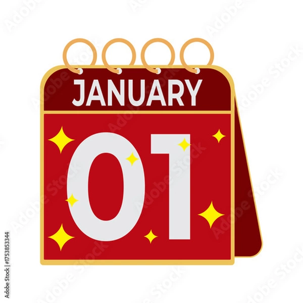 Fototapeta New Year Calender