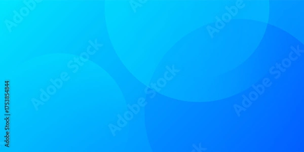 Fototapeta Abstract background blue with dynamic circle shape elements. Trendy and modern geometric gradient background. Vector