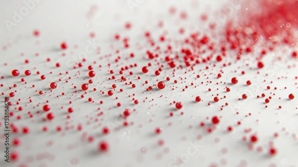 Fototapeta red christmas background