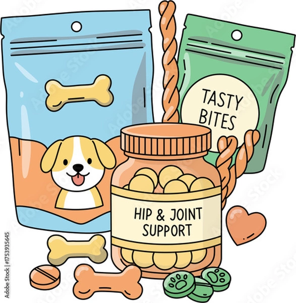 Obraz 강아지간식