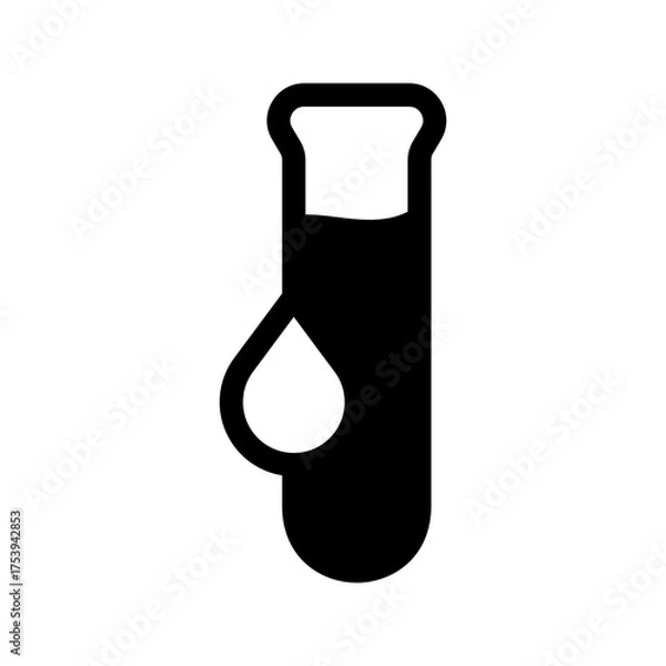 Fototapeta Tube Icon Vector Symbol Design Illustration